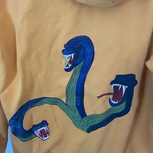 Hand painted Serpent Hoodie